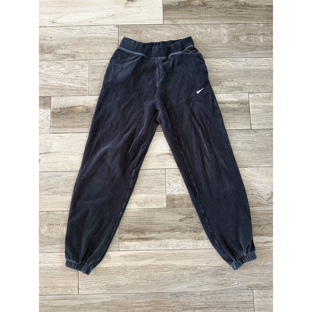 Nike Sportswear Women joggers Corduroy Pants Black size XS